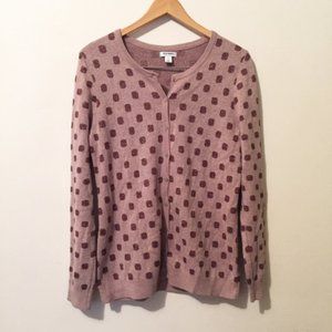 Old Navy Polka Dot Button Down Sweater Cardigan